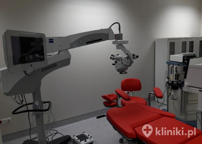 Gabinet zabiegowy w Lens Clinic Gabinet zabiegowy w Lens Clinic