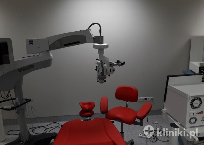 Gabinet zabiegowy w Lens Clinic Gabinet zabiegowy w Lens Clinic