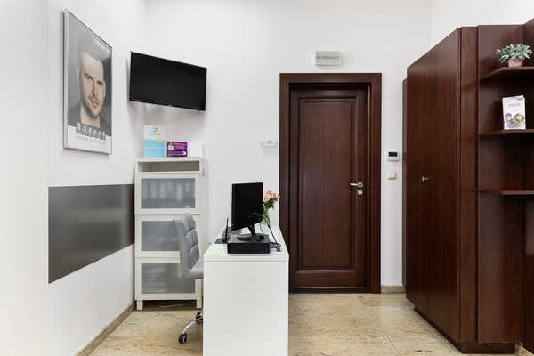 Recepcja, poczekalnia Centrum PLMED