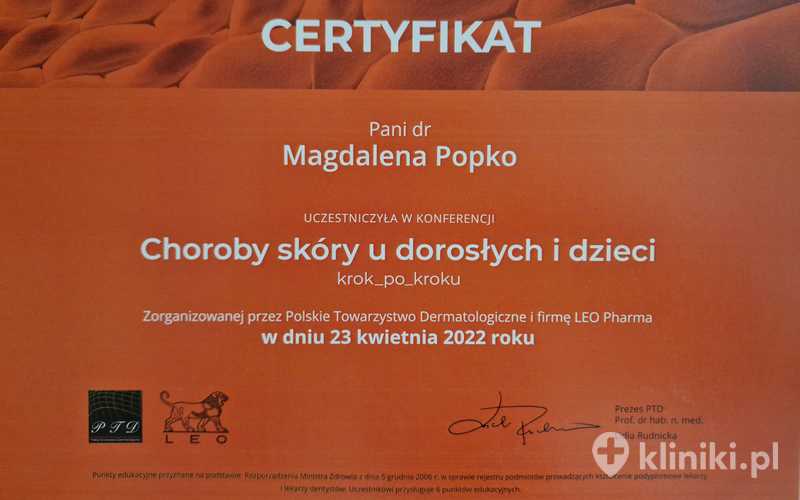 Medycyna Piękna Magdalena Popko