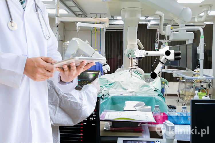 Chirurgia robotyczna znajduje zastosowanie między innymi podczas radykalnej prostatektomii