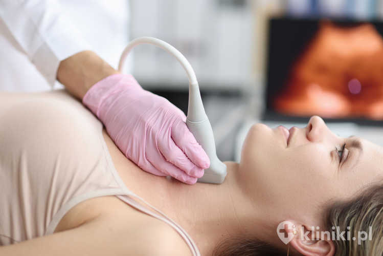 Diagnostyka ultradźwiękowa tarczycy u młodej kobiety w klinice