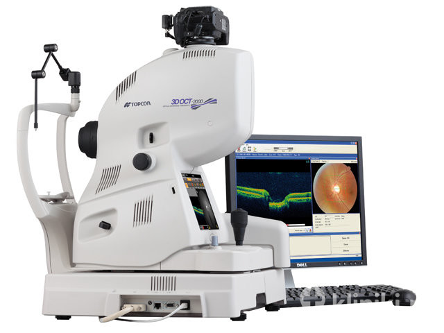 Tomograf optyczny OCT 3D 2000 firmy Topcon