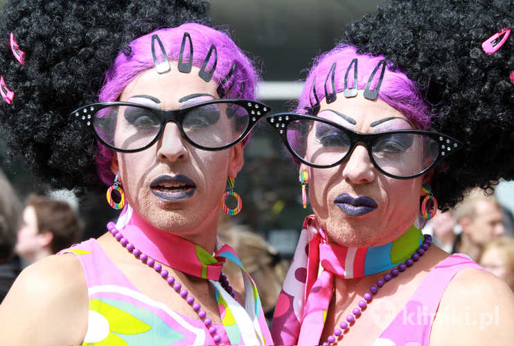 Uczestnik Christopher Street Day w Zurychu
