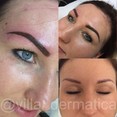 Makijaż permanentny przed i po zabiegu